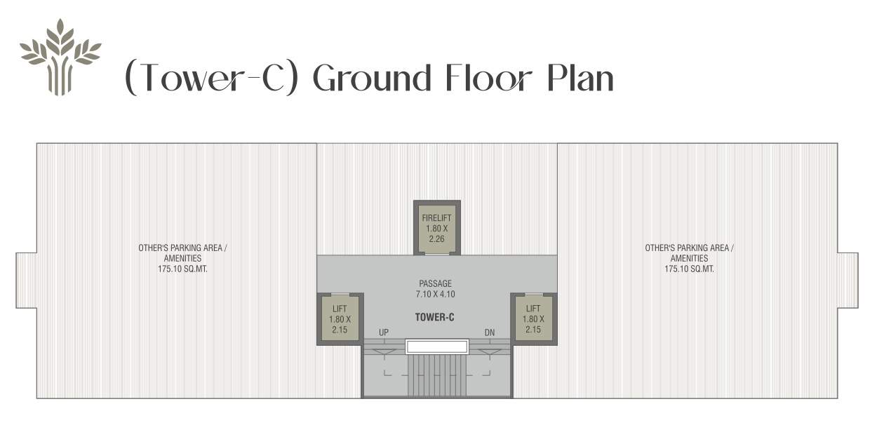  fairmont Tower C Cluster Plan for ground Floor