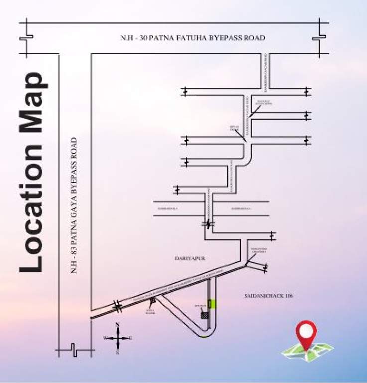  grih apartment Location Plan