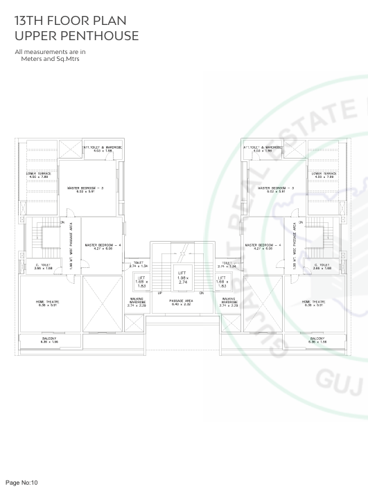  eminence 24 A Cluster Plan for 13th Floor