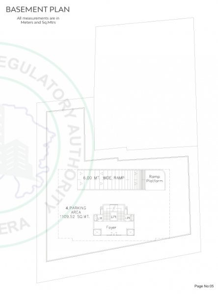 A Cluster Plan for basment Floor eminence-24 A Cluster Plan for basment Floor