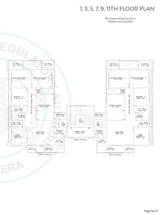  eminence 24 A Cluster Plan from 1st to 11th Floor