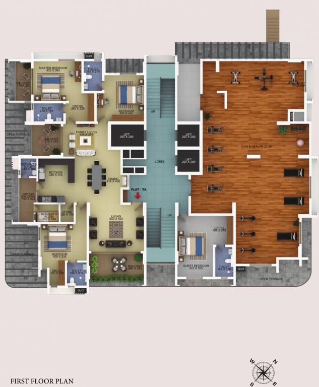  the touch The Touch Cluster Plan for 1st Floor