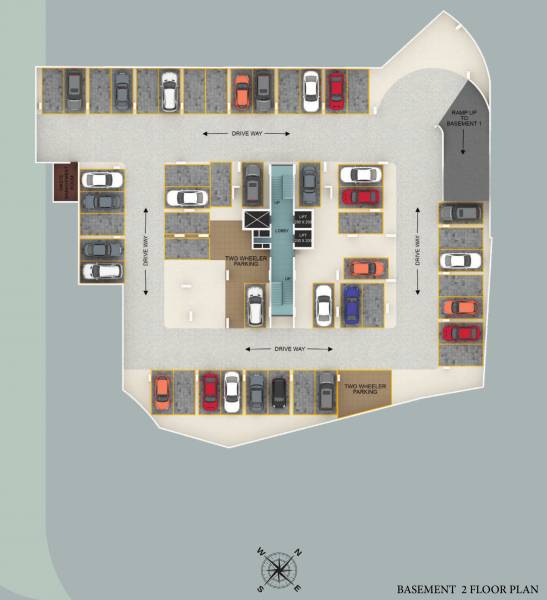 The Touch Cluster Plan for Basement 2 Floor the-touch The Touch Cluster Plan for Basement 2 Floor