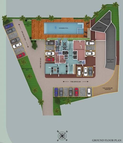 The Touch Cluster Plan for ground Floor the-touch The Touch Cluster Plan for ground Floor