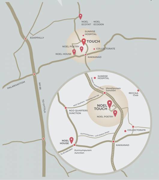 Location Plan the-touch Location Plan