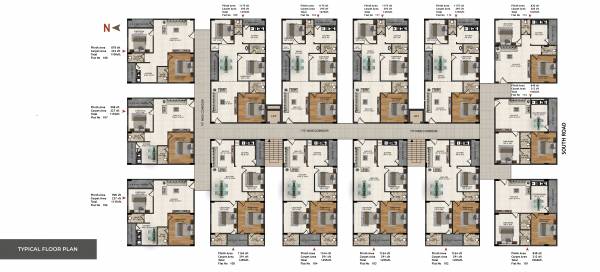 Jayam Heights Cluster Plan from 1st to 5th Floor heights Jayam Heights Cluster Plan from 1st to 5th Floor