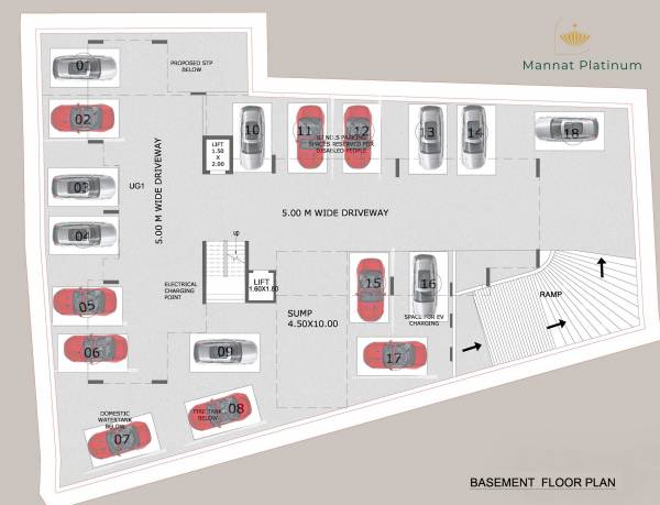  mannat-platinum Mannat Platinum Cluster Plan for basement Floor