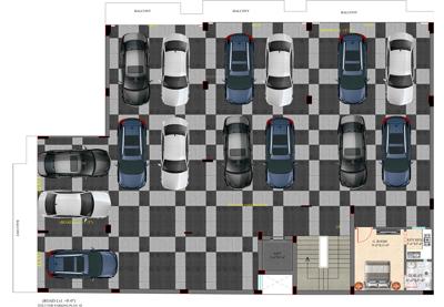  metro-view-apartment Metro View Apartment Cluster Plan for stilt Floor