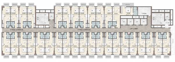 Nirala Gateway Studio Cluster Plan from 9th to 24th Floor nirala-gateway-studio Nirala Gateway Studio Cluster Plan from 9th to 24th Floor