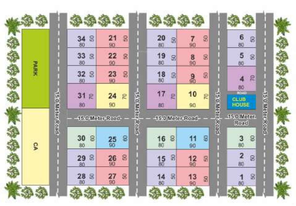  chakra farms Layout Plan