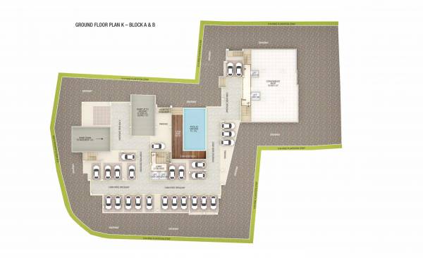 Block A & B Cluster Plan for ground Floor sapphire Block A & B Cluster Plan for ground Floor
