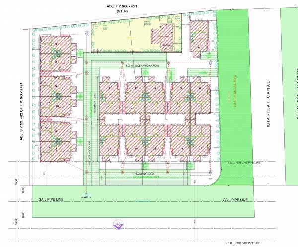  vraj-bungalows Layout Plan