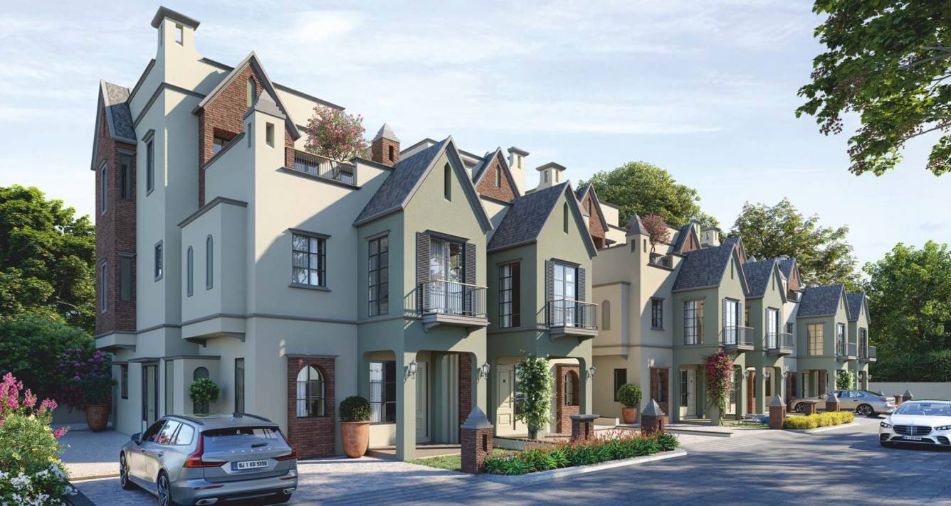  vraj bungalows Elevation