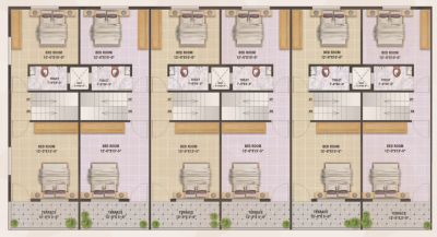  ashtalaxmi-row-house Cluster Plan