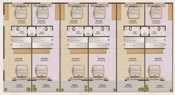  ashtalaxmi-row-house Cluster Plan