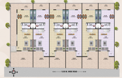  ashtalaxmi-row-house Cluster Plan