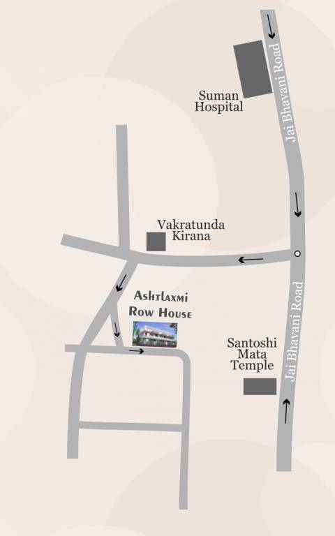  ashtalaxmi row house Location Plan