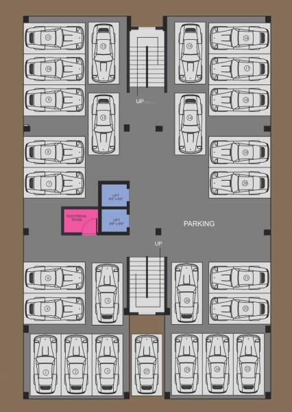 Tower B,C,D Cluster Plan for ground Floor aawas Tower B,C,D Cluster Plan for ground Floor