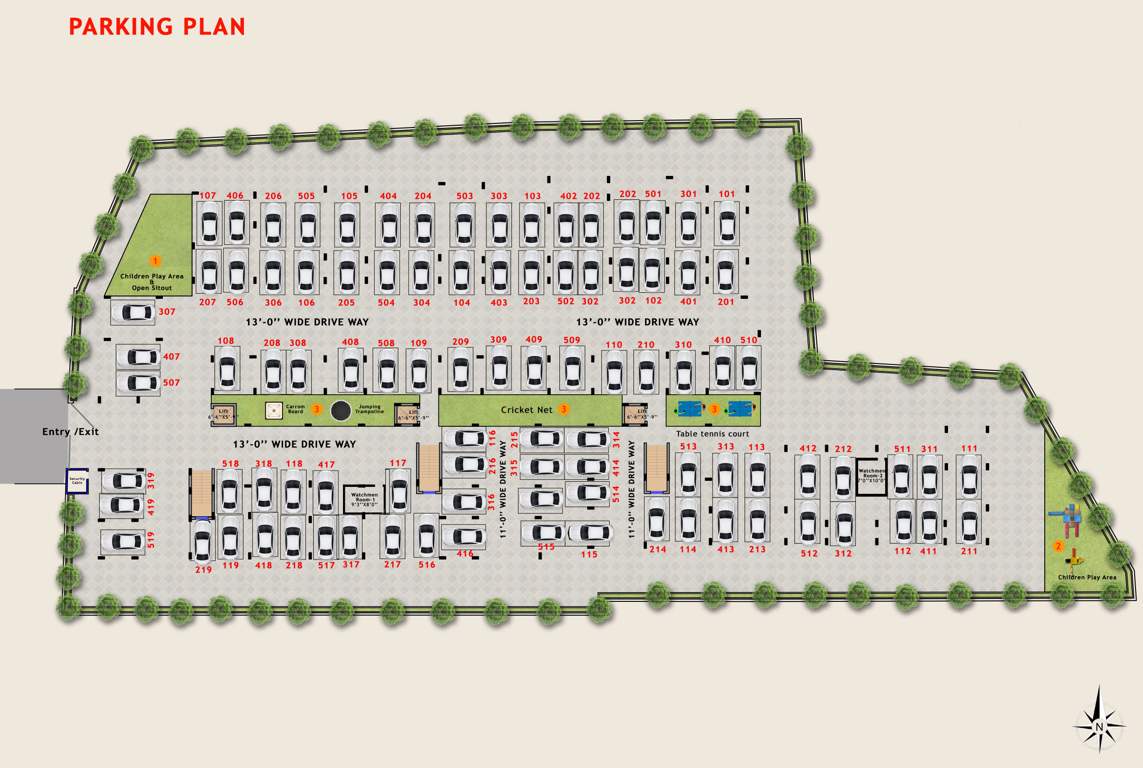  shivam homes Shivam homes Cluster Plan for ground Floor