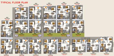  shivam-homes Shivam homes Cluster Plan from 1st to 5th Floor