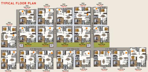  shivam-homes Shivam homes Cluster Plan from 1st to 5th Floor