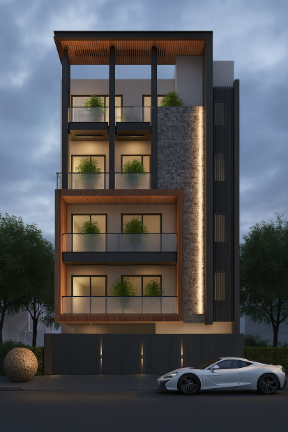  luxury-floors-dlf-phase-2 Elevation