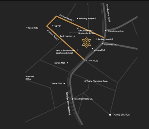 locationPlan of Raymond Invictus By GS Tower B