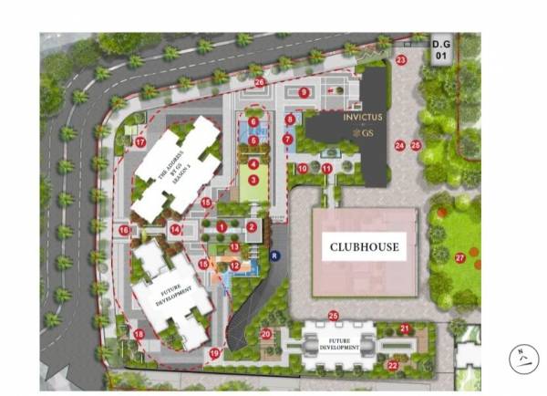 masterPlan of Raymond Invictus By GS Tower B