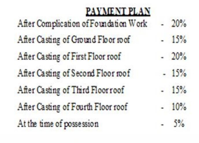 j-b-enclave Construction Linked Payment (CLP) Payment Plan
