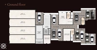  aangan Aangan Cluster Plan for ground Floor