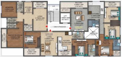  meraki-tower Meraki Tower Cluster Plan from 1st to 6th Floor