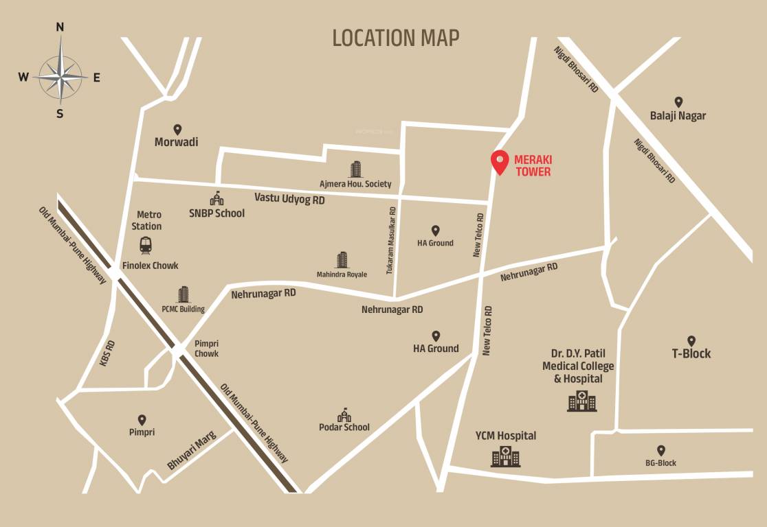  meraki tower Location Plan