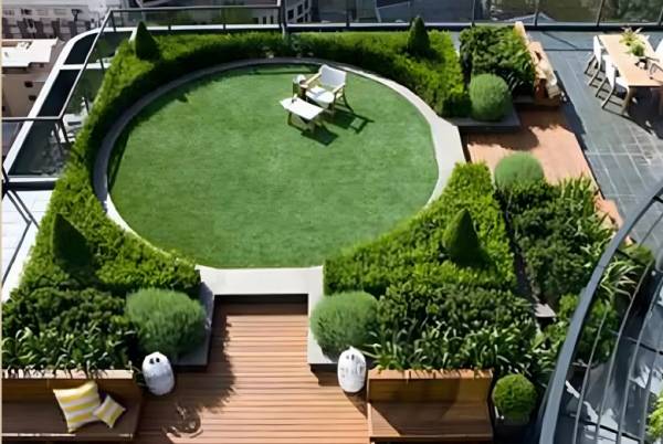  meraki-tower Manicured Garden