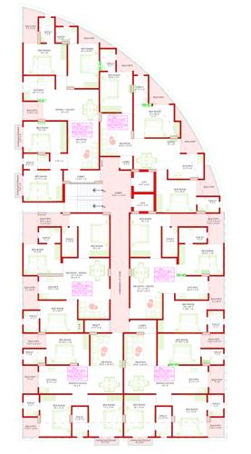  ab-sky-prime AB Sky Prime Cluster Plan from 1st to 5th Floor