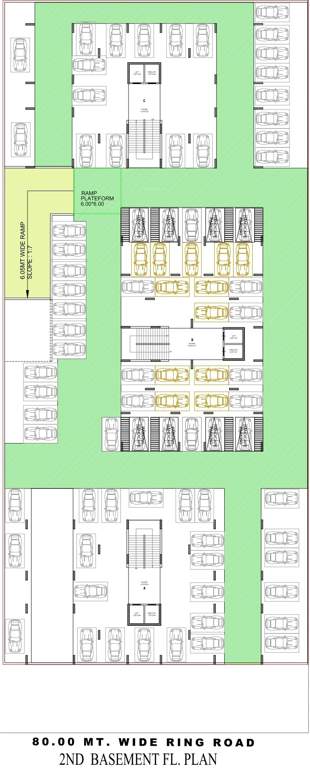  samay aura Block A Cluster Plan for Basement 2