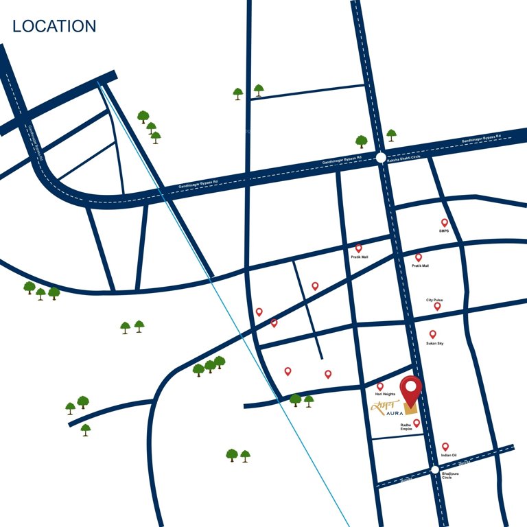  samay aura Location Plan