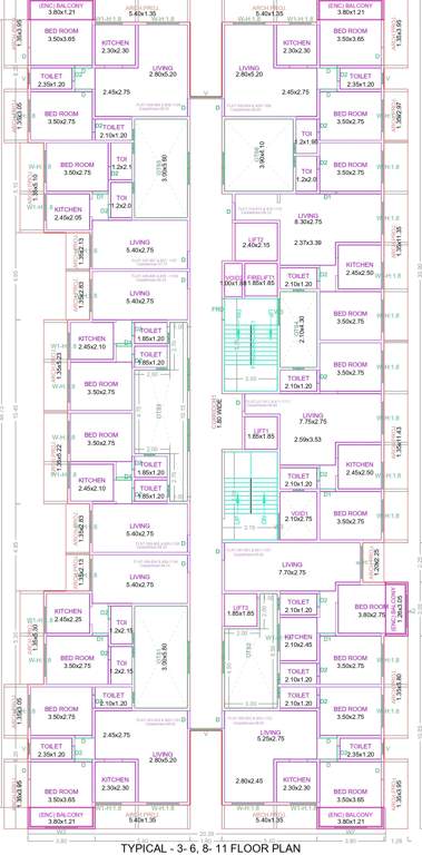  precious infinity Precious Infinity Cluster Plan from 3rd,4th,8th and 11th Floor