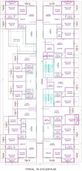  precious-infinity Precious Infinity Cluster Plan from 7th and 12th Floor