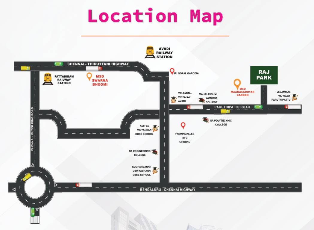  raj park Location Plan