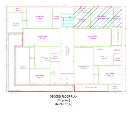  shree-arunachala-apartments Shree Arunachala Apartments Cluster Plan for 2nd Floor