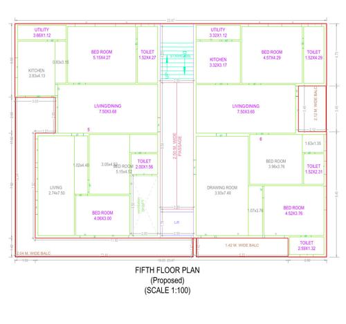  shree-arunachala-apartments Shree Arunachala Apartments Cluster Plan for 5th Floor