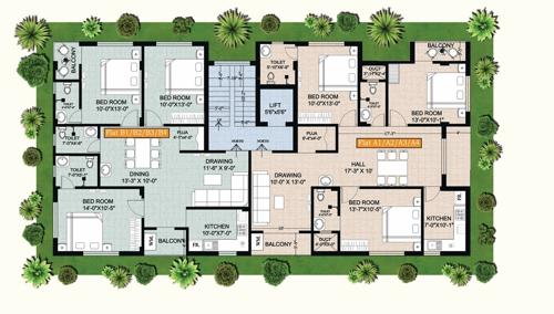  loyal-plaza Loyal Plaza Cluster Plan from 1st to 4th Floor