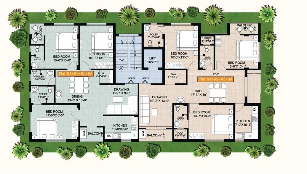  loyal plaza Loyal Plaza Cluster Plan from 1st to 4th Floor