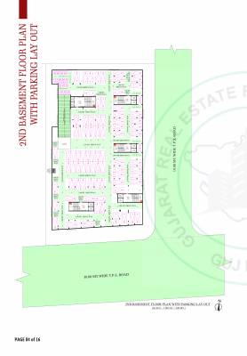  heights Block A, B, C, D & E Cluster Plan for Basement 1 Floor