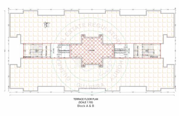  one Block A & B Cluster Plan for Terrace Floor