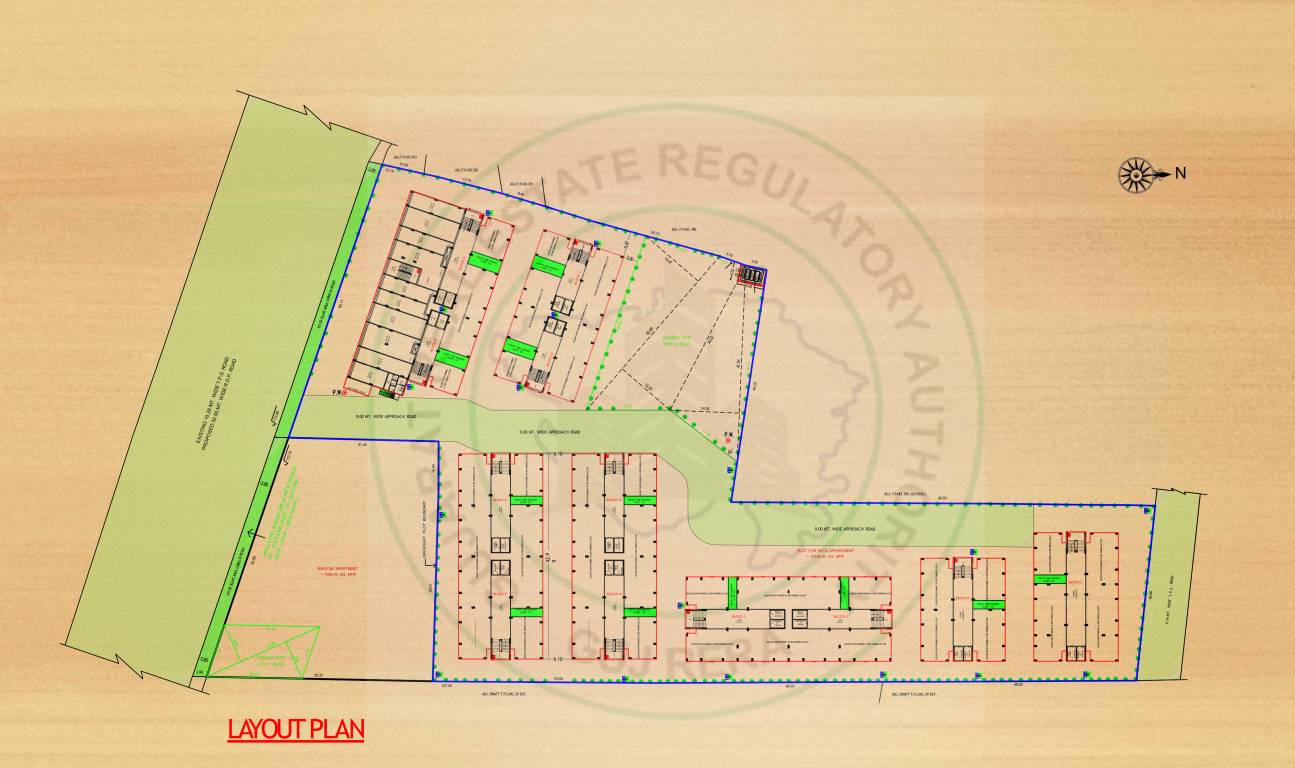  ekta heights Layout Plan