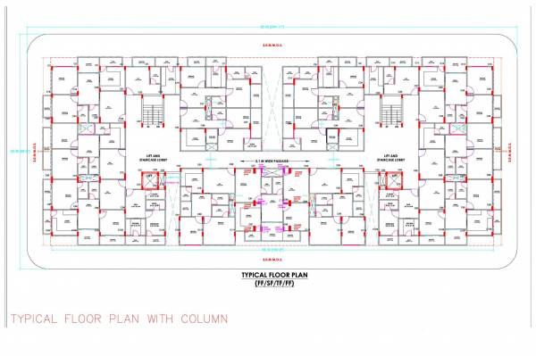 Block A Cluster Plan from 1st to 4th Floor adarsh-residency Block A Cluster Plan from 1st to 4th Floor