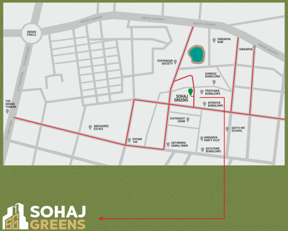  greens Location Plan