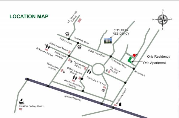  city-park-residency Location Plan