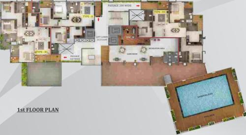  accord Accord Cluster Plan for 1st Floor